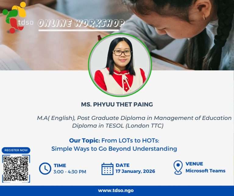 Invitation to a TDSO workshop in Cambodia